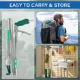 thumbnail image 6 of KANCOKIT 50" Snake Grabber Tool, Collapsible 3 Sections Stainless Steel Snake Stick with Wide Jaws & Non-Slip Handl for Home Yard Outdoor Safety, 6 of 8