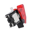 thumbnail image 3 of Unique Bargains SPST Latching Rocker Toggle Switch Red LED Light 20A 12V 3P ON-OFF with Red Security Cover, 3 of 3