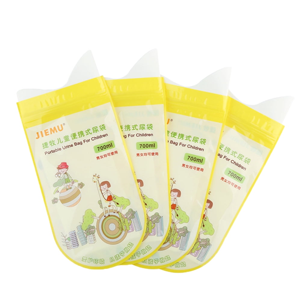 OUMEE 8/12/20 Pack 700ML Emergency Disposable Urinal Bags, Camping Pee Bags Unisex Urine Bag Vomit Bag For Travel Traffic Jam Portable Toilet Pee Bags For Men Women Children Patient (White-12 Pack), Health