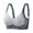 Blue, variant on 2 Pack Womens Bras Transparent Shoulder Strap Cordless Backless Spongeless With Convertible Shoulder Straps Bras