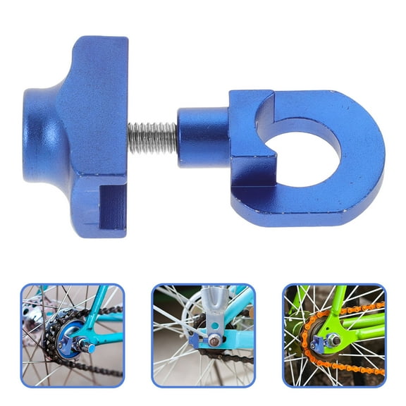 KALLORY Metal Bike Chain Tensioner Portable and Easy to Use for Smooth Cycling Performance