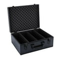 thumbnail image 1 of Yinanstore Sports Card Organizer Collection Box Sturdy Versatile Aluminum with EVA Foam 4 Compartments, 1 of 8