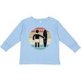 thumbnail image 3 of Inktastic Surfing Retro Sunset for Surfer Boys or Girls Long Sleeve Toddler T-Shirt, 3 of 5