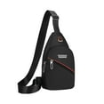thumbnail image 2 of Waterproof Sling Bag,Mens Crossbody Bag,Outdoor Shoulder Bag,Sports Messenger Bag,Lightweight Chest Pack,Travel Daypack,Durable Nylon Bag,With Earphone Hole Holiday Gifts, 2 of 6