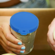 FELTECHELECTR 6pcs Silicone Jar Lids for Preservation Red Mason Jars Restaurant Use