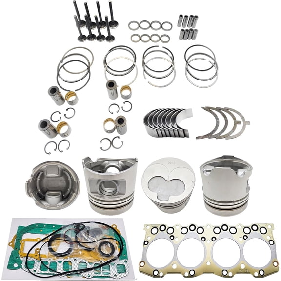 C223 Overhaul Rebuild Kit (No cylinder liner and Main Bearing) For Isuzu C223 C223T Engine Forklift Pickup 2.2L For Hitachi ZX330 EX356 Kobelco Excavator Dozer
