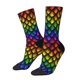 thumbnail image 1 of Balery Dragon Scales Calcetas Largas con Estampado para Hombre y Mujer – Suaves y Transpirables, Talla Única (US 5-11), 1 of 6