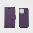 thumbnail image 5 of Caseco Mag-Safe iPhone 14 Pro Max Leather Wallet Case - Sunset Blvd - Purple, 5 of 5