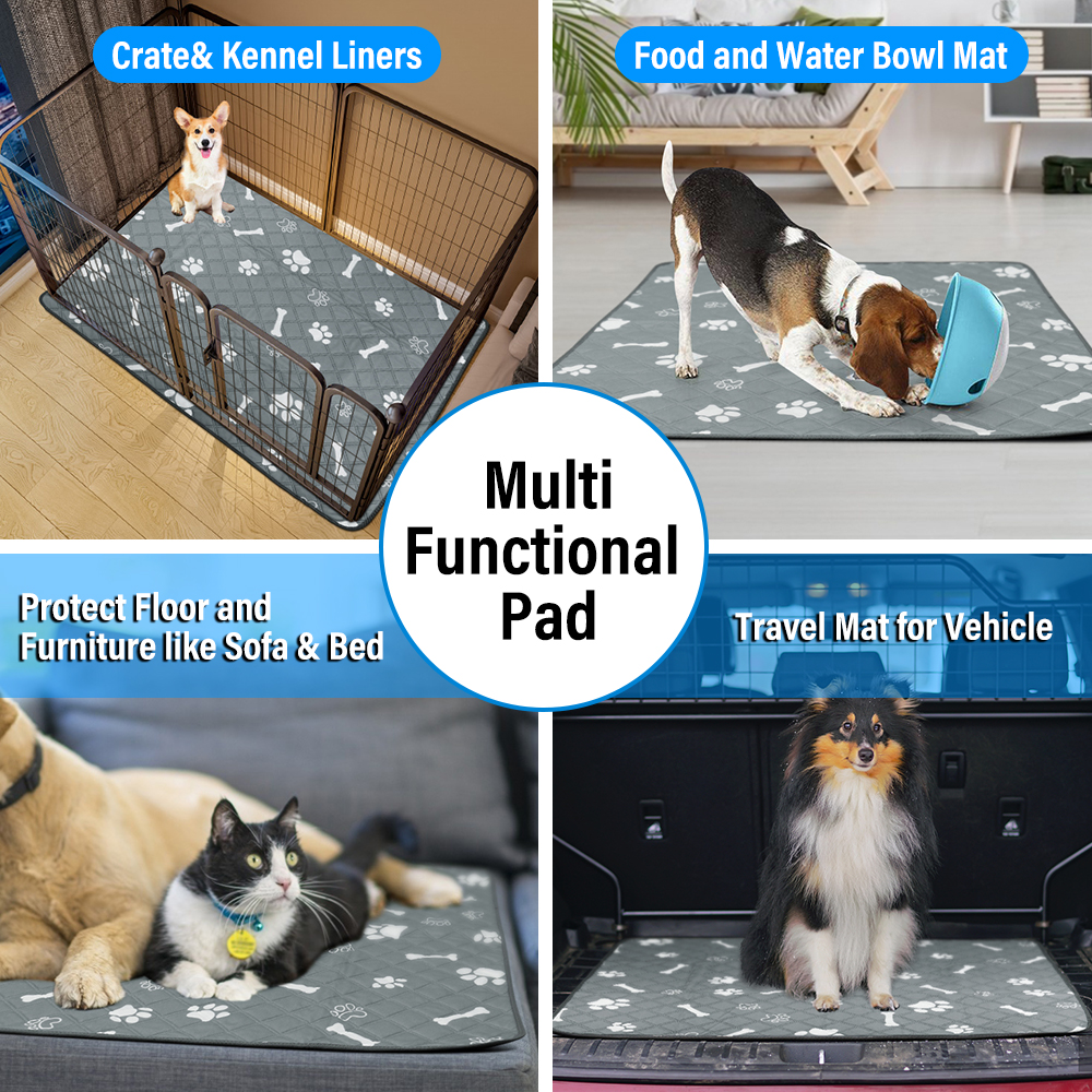 Plutus Pet Washable Pee Pads For Dogs, 36x30 Inches, 2 Pack photo 2