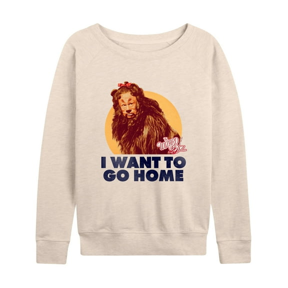 The Wizard Of Oz - Lion Home - Women's Lightweight French Terry Long Sleeve Shirt