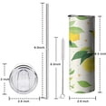 thumbnail image 5 of 20 oz Thermal Insulated Coffee Mug with LeakProof Lid Lemon Coffee Tumblers for Coffee Beverages Tea, 5 of 7