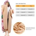 thumbnail image 3 of Family Couple Wearable Hooded Blanket Cozy Plush Blanket Adults Women Men Gift Winter Spring Warm Oversized Blankets, 3 of 3