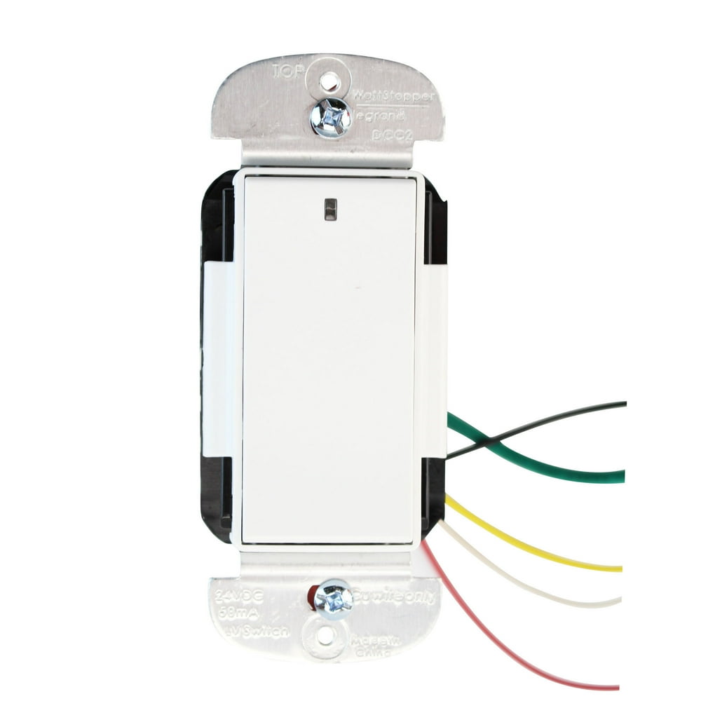 Wattstopper DCC2W Low Voltage Momentary Switch 50mA 24 VDC Decorator