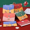 thumbnail image 2 of 5Pcs Greeting Cards Exquisite Pattern Vivid Color Smoothly Writing Adorable Long Lasting Decorative Paper Jam Merry Christmas Greeting Cards Party Favor for Festival, 2 of 8