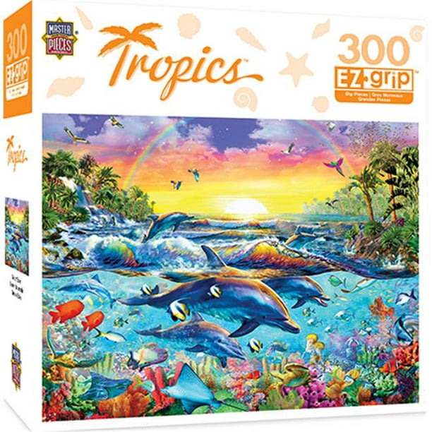 Masterpieces 31609 Tropiques Mer d'Eden EZ Grip Puzzle&44; 300 Pièces