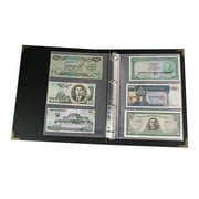 Yeulioncraft 50pc Pocket Currency Page Money Banknote Album Collection Storage Clear Dollar Bill