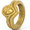 Gold, variant on Silicone Rings for Women - Female Wedding Rubber Bands - Pear Diamond Collection