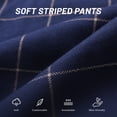 thumbnail image 7 of Vulcanodon Mens Plaid Sleep Pants, Cotton Pajama Pants with Pockets, Soft Lounge Pajama Bottoms for Men (Black-plaid, X-Large), 7 of 7