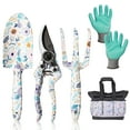 thumbnail image 1 of Juego de herramientas de jardín WORKPRO de aluminio resistente, 5 piezas con bolsa, 1 of 7