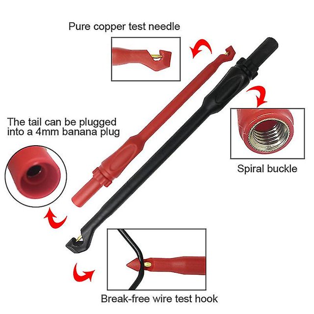 Sonda de perforación Sonda de potencia Aislamiento Sondas traseras Herramientas de reparación Accesorios de cables de prueba/S/ kaili Sencillez