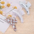 thumbnail image 5 of Unique Bargains 1 Pc Claw Clip Hanger Style Hair Clip Blue White, 5 of 5