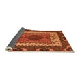 thumbnail image 2 of Ahgly Company Indoor Square Abstract Orange Modern Area Rugs, 3' Square, 2 of 4