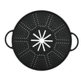 thumbnail image 4 of Tapa de silicona antiderrames, multifuncional, para cocinar y freír negro, 4 of 9