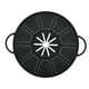 thumbnail image 4 of Tapa protectora, protector reutilizable, protector antidesbordamiento para ollas de cocina y ollas de sopa en The negro, 4 of 9