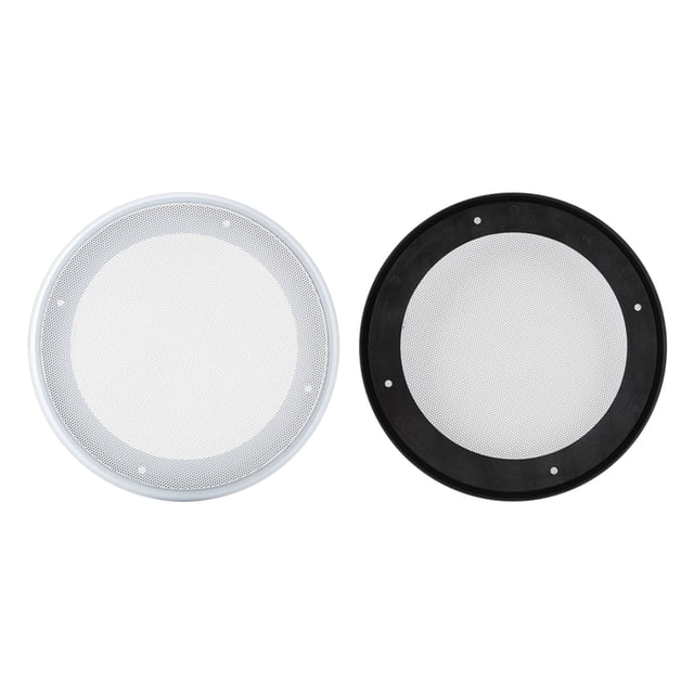 Rejilla de Altavoz de 2 piezas, Cubierta de Círculo decorativa 5 puertos audio metal metal 8 en