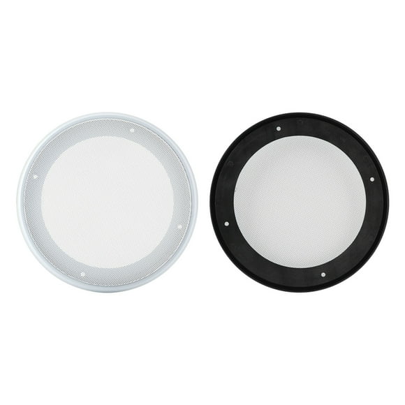 Rejilla de Altavoz de 2 piezas, Cubierta de Círculo decorativa 5 puertos audio metal metal 8 en