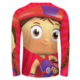 thumbnail image 3 of Super Why Mens T-Shirts Long Sleeve Printed Shirt Soft Casual Tee Top Fashion Lightweight Blouse S, 3 of 6