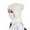 1# White, variant on 3 in 1 Beanie Hat for Women, Womens Balaclava Winter, Cold Knitted Hats Wind Resistant Hooded Scarf, Thick Plush-Lined Beige L