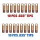 thumbnail image 3 of 24 PCS Gasless Nozzle Tips Kit, for Lincoln Magnum 100L & Weld-Pak 100HD 125HD 140HD MIG Welder, MIG, 3 of 5