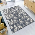 thumbnail image 1 of Cabana Indoor Outdoor Blue Striped Rug 5'3"X7', 1 of 1