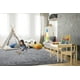 thumbnail image 4 of Alfombra esponjosa TWINNIS Super Soft Shaggy de 120 x 180 cm, color gris, 4 of 8