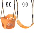 thumbnail image 1 of Accesorios para columpios SELEWARE, balancín completo con respaldo alto, 1 of 6