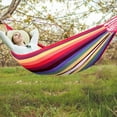 thumbnail image 4 of Anckoeil 39.4"×78.7" Garden Hammocks Comfortable Fabric Hammocks with Tree Straps for Hanging Sturdy Hammocks Up To 660lbs Portable with Travel Bag for Camping Outdoor, 4 of 4