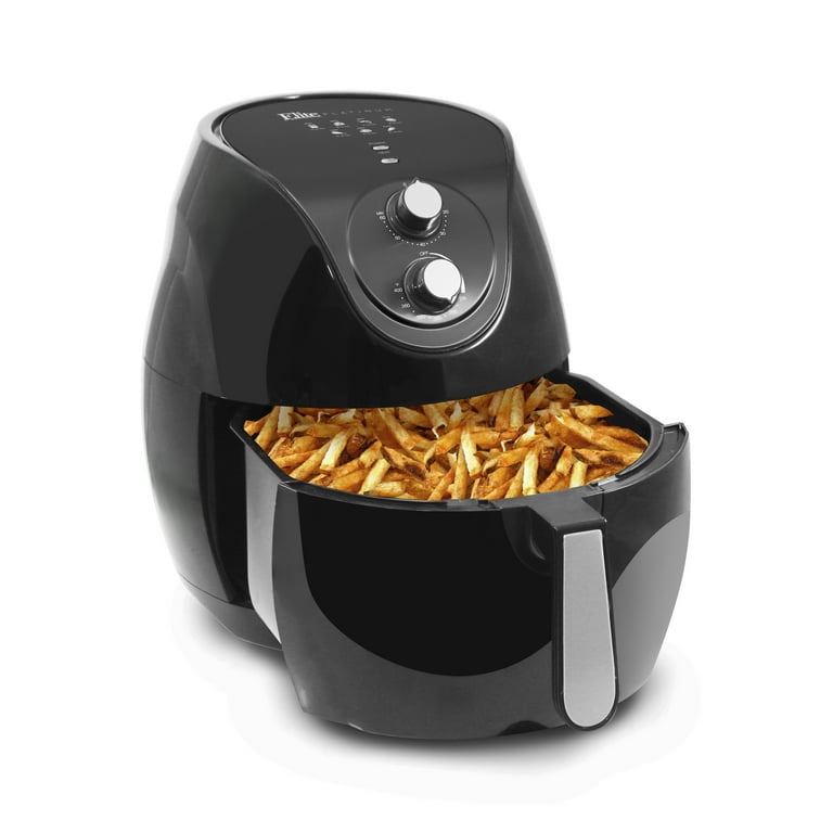 Elite Platinum Electric Digital Hot Air Fryer Oil-Less Healthy Cooker Timer  & Temperature Controls