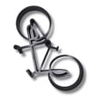 thumbnail image 4 of Family Bike Sculpture Minimalist Line Art Cyclists Bicycle Home Décor, 4 of 6
