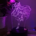 thumbnail image 1 of Luz nocturna LED 3D Plants vs Zombies Hu Taos que cambia de color, 1 of 1