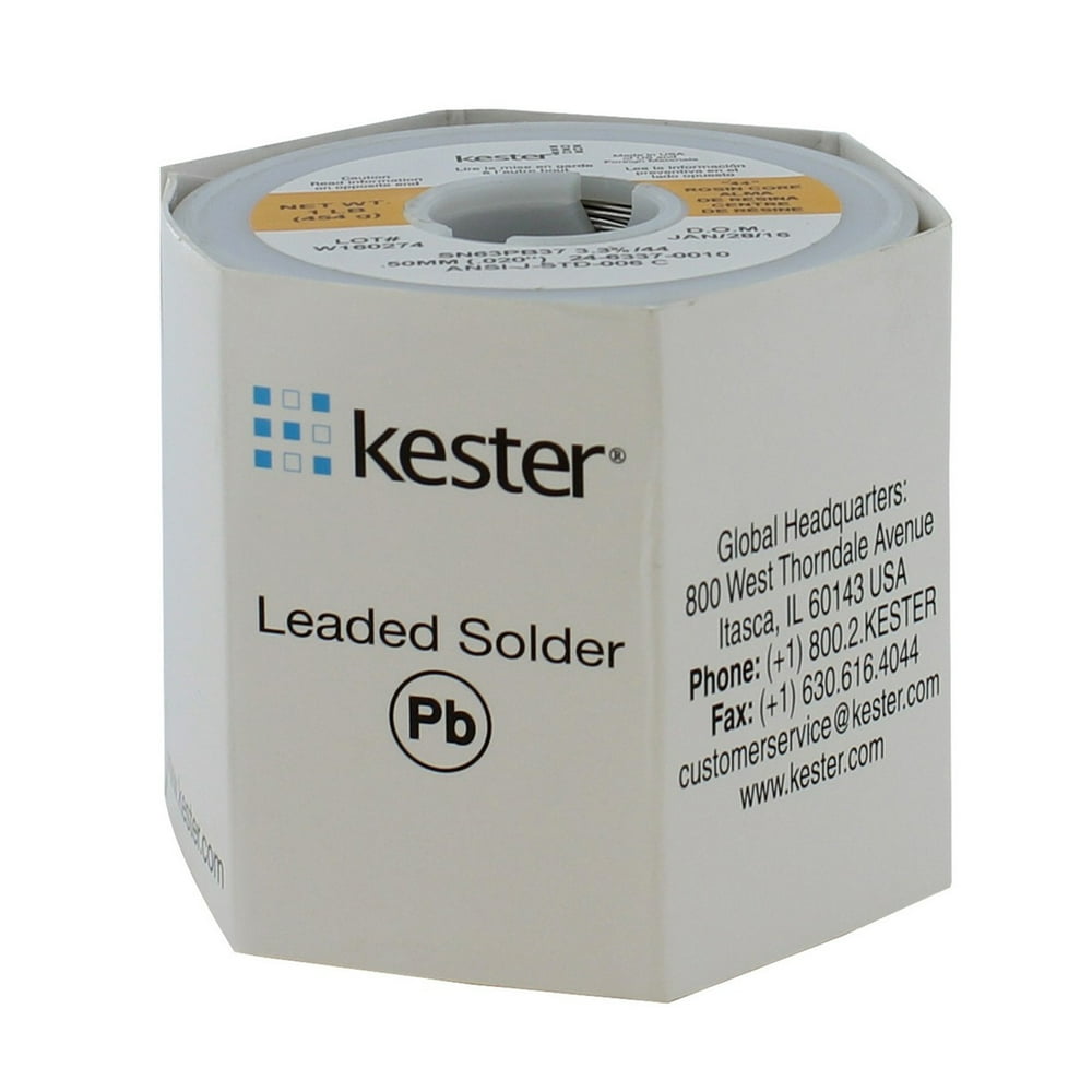 Kester Solder 44 Rosin Core Solder 63/37 .020 1lb spool