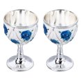 thumbnail image 2 of Copa de vino de metal ANGGREK 2 Uds Vintage Aleación de Zinc, 2 of 8
