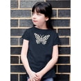 thumbnail image 2 of Daisy Butterfly T-Shirt Juniors -Image by Shutterstock,  Medium, 2 of 4