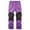 Light Violet, variant on KAUOD Boys Fleece Lined 𝗦now Pants Elastic Waist Mesh Breathable Snowpants Kids Winter Waterproof Warm Ski Bib Overall