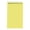 Yellow, variant on Mini Spiral Memo Pads, Top Wire Bound, 3 X 5 Inch Pocket Notepad, College Ruled, Assorted Primary Colors, 50 Sheets, 1 Pack Yellow