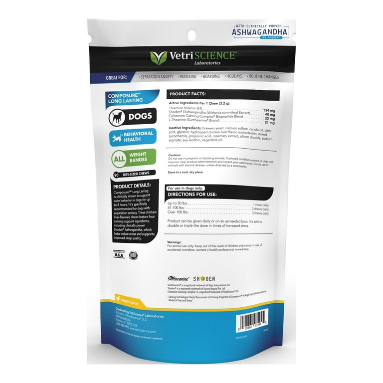 Composure pro dog treats online