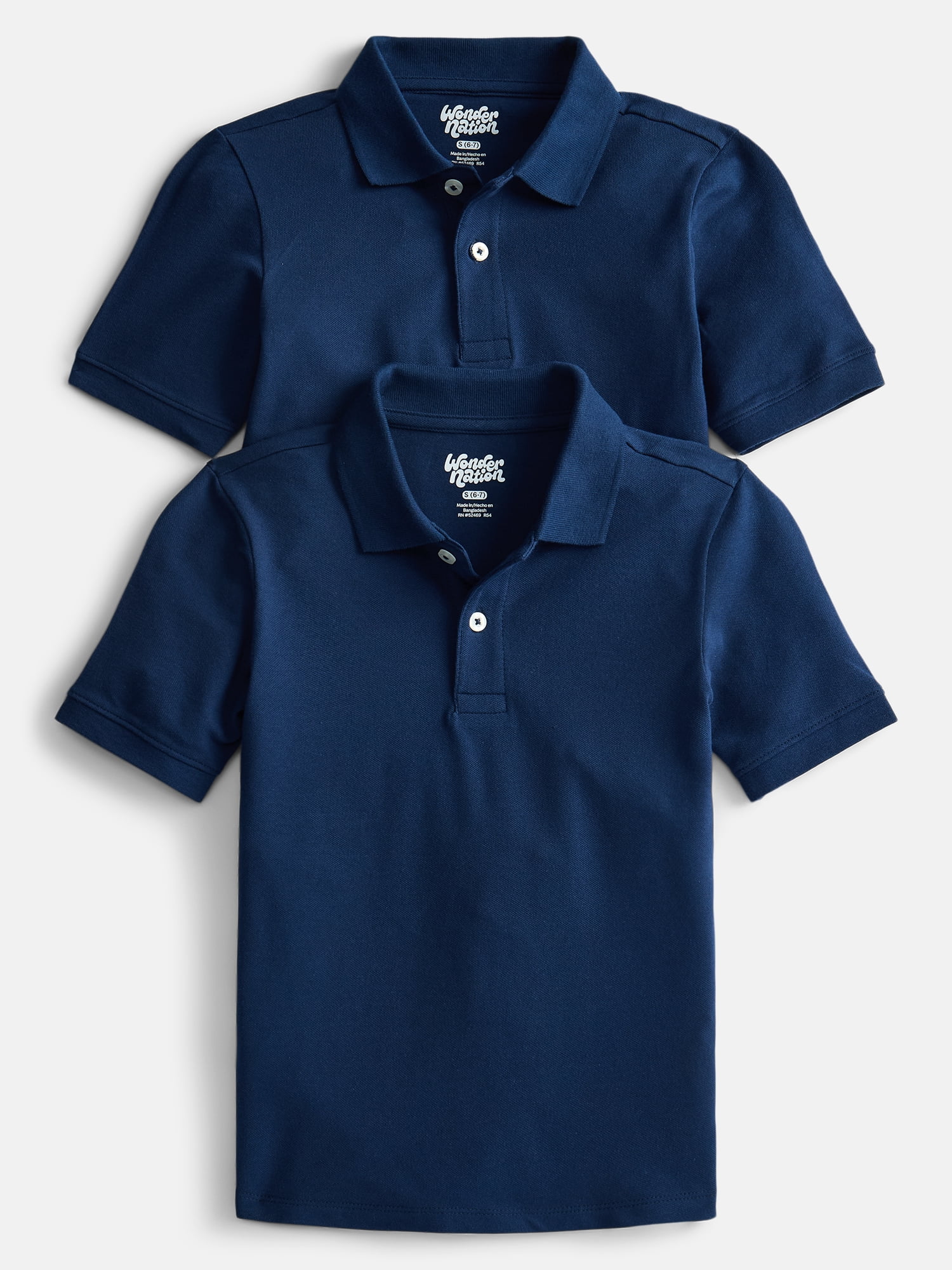 The Children's Place Boys Uniform Short Sleeve Pique Polo, XS-XXL