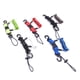 thumbnail image 4 of Soidarity Cordón antipérdida para buceo, resistente, de liberación rápida, telescópico, para deportes al aire libre, deportes acuáticos, pesca, Deportes acuáticos Negro Soidarity OD021051-04, 4 of 6