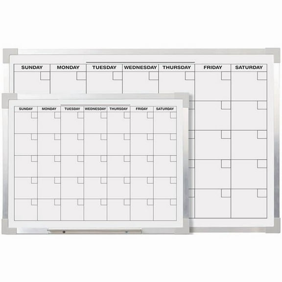 Flipside Aluminum Framed Magnetic Calendar Board 18 x 24 in.