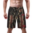 thumbnail image 1 of NICKSUN Men's Swim Trunks, Cute Print Quick Dry Summer Board Beach Shorts with Mesh Lining and Pockets, 1 of 6